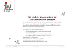 Tablet Screenshot of kjw-stormarn.de